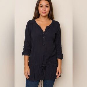 Lane Bryant Black Cotton Top